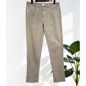 J.Jill Boyfriend Straight-Leg Ankle Pant Light Porcini 8